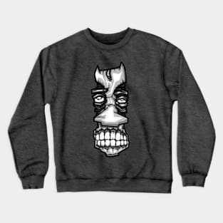 grey face Crewneck Sweatshirt